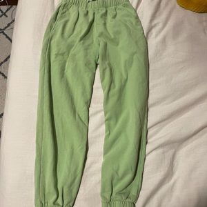 Brandy Melville green joggers